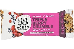 88 Acres, Triple Berry Blend Seed Bar, 1.6 Ounce