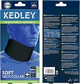 Kedley Medical Grade Foam Neck Collar Adjustable Neck Brace Black M/L (Senior) view 7