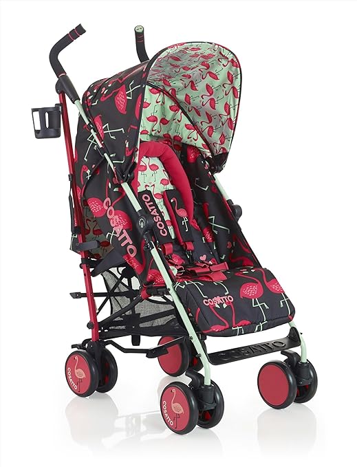 cosatto double stroller flamingo