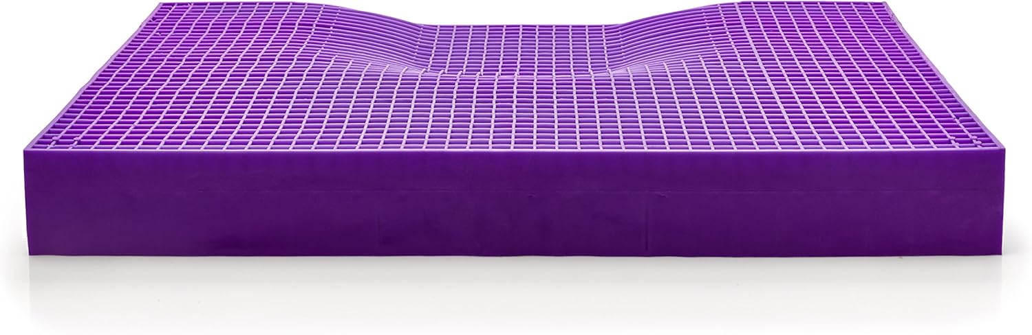 Purple Ultimate Seat Cushion - Seat Cushion for The Car Or Office Chair - Can Help in Relieving Back Pain & Sciatica Pain