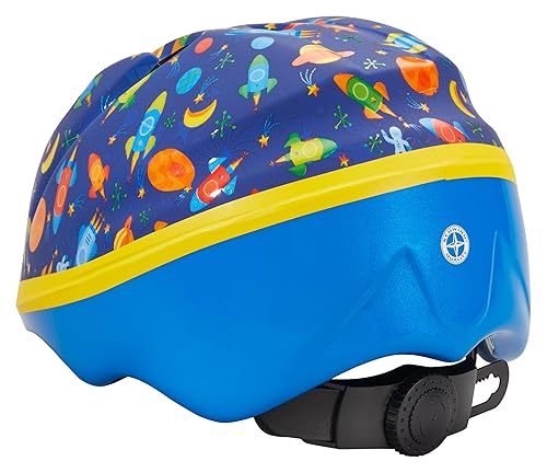 Schwinn Classic Toddler Bike Helmet for Boys Girls Age 3-5 Years Old, Suggested Fit 48-52 cm, Dial Fit, Full Range Padding, Extended Lower Shell, Integrated Visor, Crazy Owl in Dubai - UAE | Schwinn Classic Toddler Bike Helmet for Boys Girls Age 3-5 Years Old, Suggested Fit 48-52 cm, Dial Fit, Full Range Padding, Extended Lower Shell, Integrated Visor, Crazy Owl in Dubai - UAE |