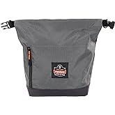 Ergodyne Arsenal 5186 Respirator Mask Storage Bag, Fits Half and Full Face Respirators, Adjustable Roll Top Closure,Gray