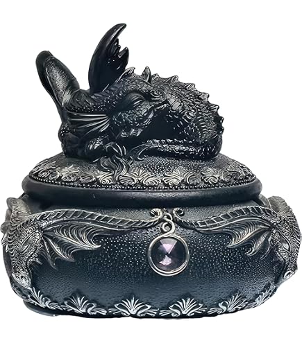 Amazon.com: Nemesis Now Sacred Keeper Dragon Treasure Chest