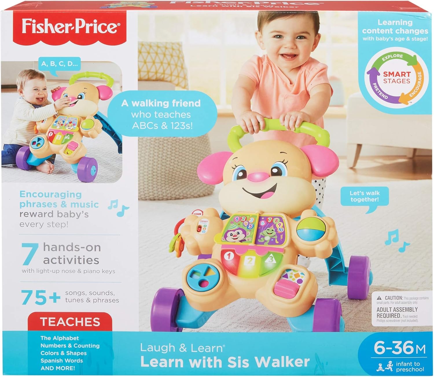 Amazon.com: Fisher-Price Laugh & Learn Etapas inteligentes ...