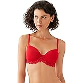 Wacoal Womens Embrace Lace Lightly Padded Underwire Mid Coverage T-Shirt Bra, 853191