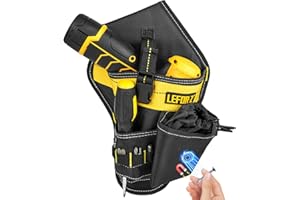 Drill Holster,Heavy-Duty Impact Holster for Tool Belt,Drill Holder,Drill Pouch Fits Most Drills