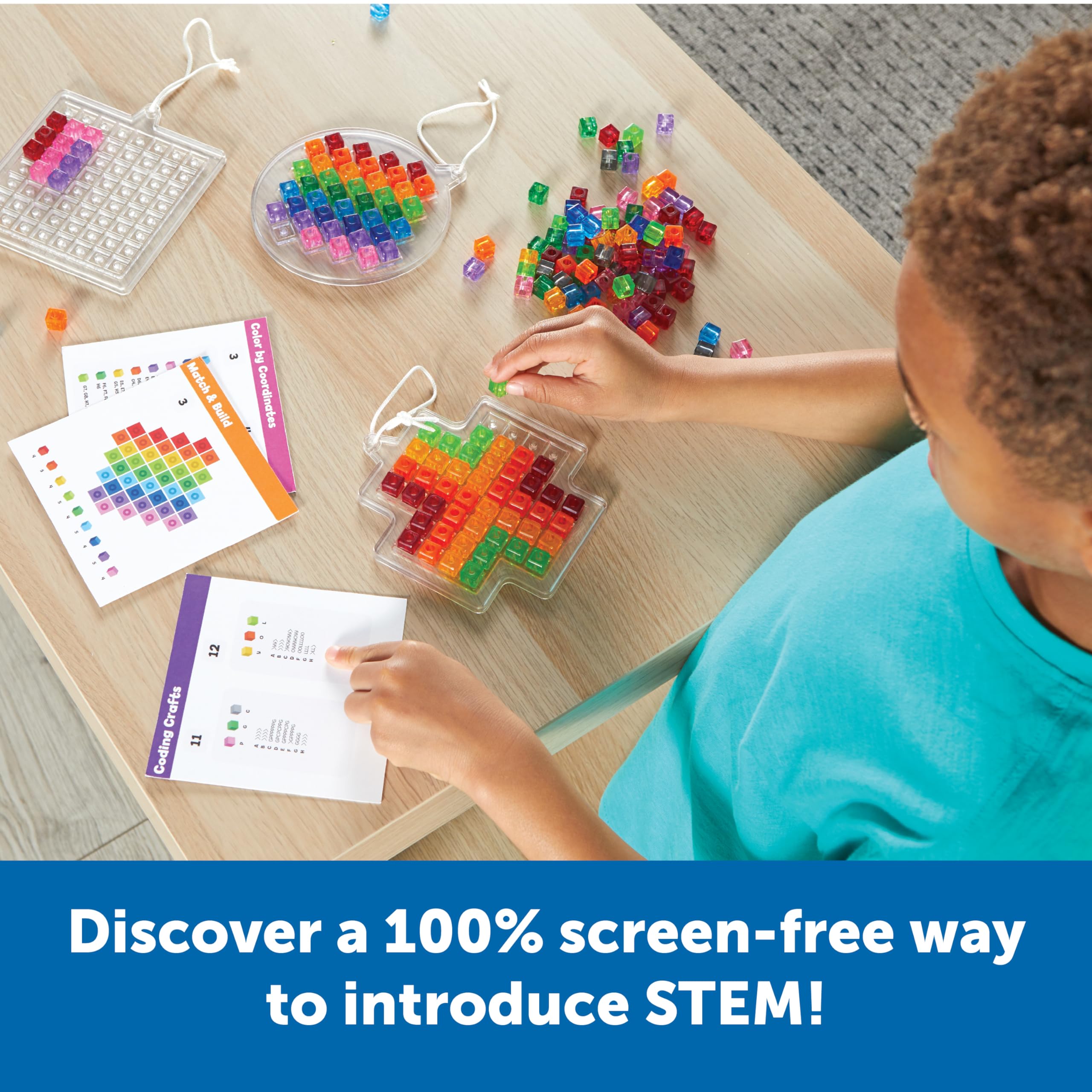 Learning Resources STEM Explorers Suncatchers, STEM Toys, Science for Kids, Building Toys, Kids Easter Gifts, Ages 5+, 433 Pieces