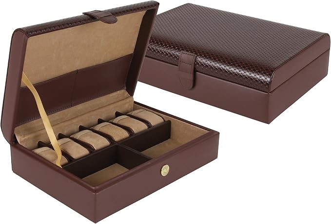 Amazon Co Jp 本革メンズジュエリーボックス アクセサリーコレクションケース Ragar社 並行輸入 腕時計