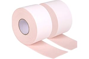 CRISTINAGENIX Moleskin for Feet & Blisters - Blister Tape Prevention - Durable Moleskin (2-Pack), 2 Adhesive Rolls; 100% Cotton, 2" by 15'