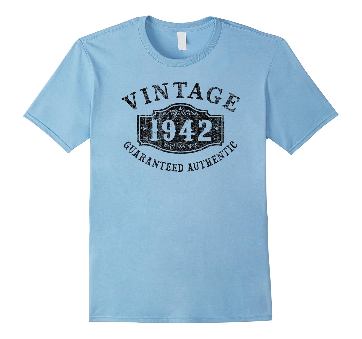 75 years old 1942 Authentic 75th B-day Birthday Gift T-Shirt-Rose