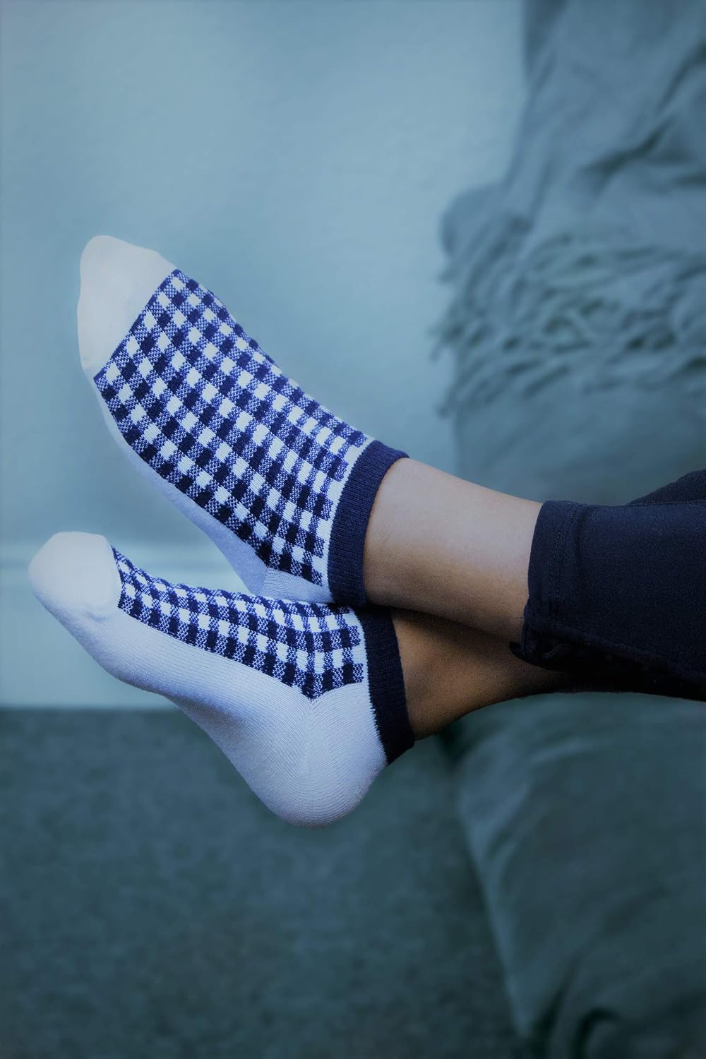 Women's Socks - Ankle Cut, Low Cut, No Show, Footie, Casual, Sport, Athletic Girls Socks in Colorful Patterns: Clothing
