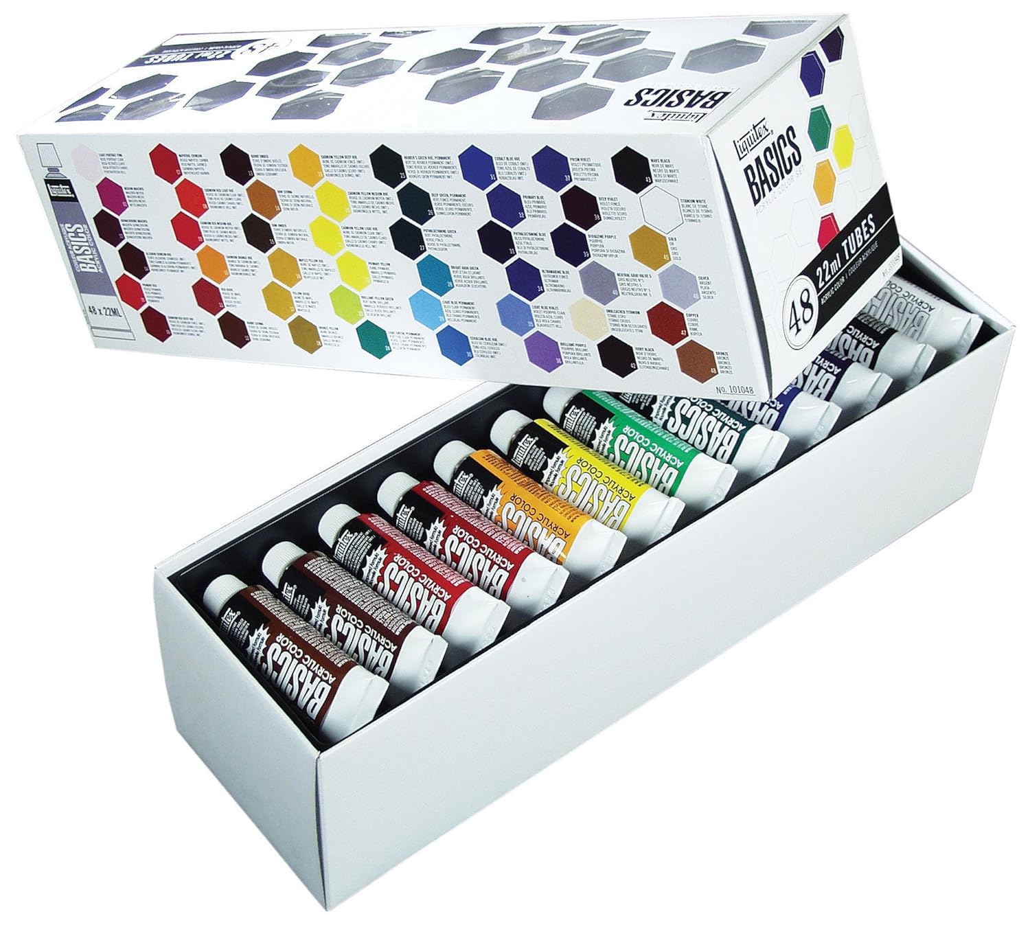 Liquitex BASICS Acrylic Paint Tube 48Piece Set 046904798858 eBay