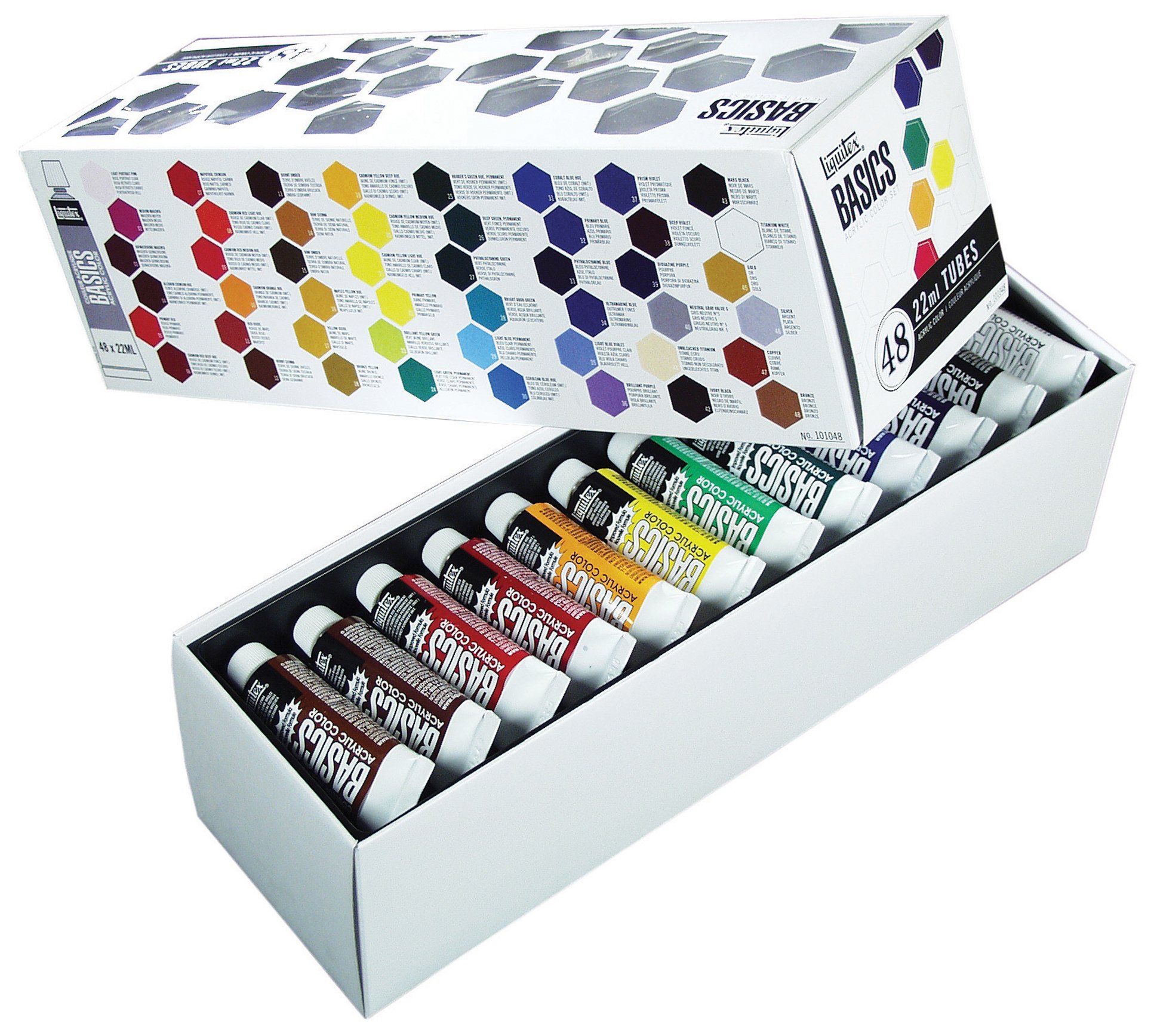 Liquitex BASICS Acrylic Paint Tube 48Piece Set eBay