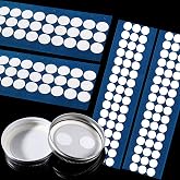 Zonon 96 Pcs Filter Patch Sticker Micropore Tape, Mycology Adhesive Filter | 0.25&micro;M Synthetic Filter Paper, Sticks Well, Durable PTFE Material, Mushroom Cultivation, for Wide Mouth Canning Jar Lids