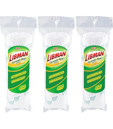 Recharge pour vadrouille-éponge à rouleau Libman Nitty Gritty avec tête