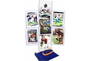 G.O.A.T CHASER Denver Broncos Cards: Bo Nix, J.K. Dobbins, John Elway, Courtland Sutton, Evan Engram, Patrick Surtain II, Terrell Davis ASSORTED Football Stars & GOATs Trading Card & Wristbands Gift Pack