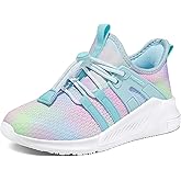 RUNSIDE Girls Tennis Shoes Lightweight Sports Kids Sneakers Lace-up for Running/Walking, Toddler/Little Kid/Big Kid