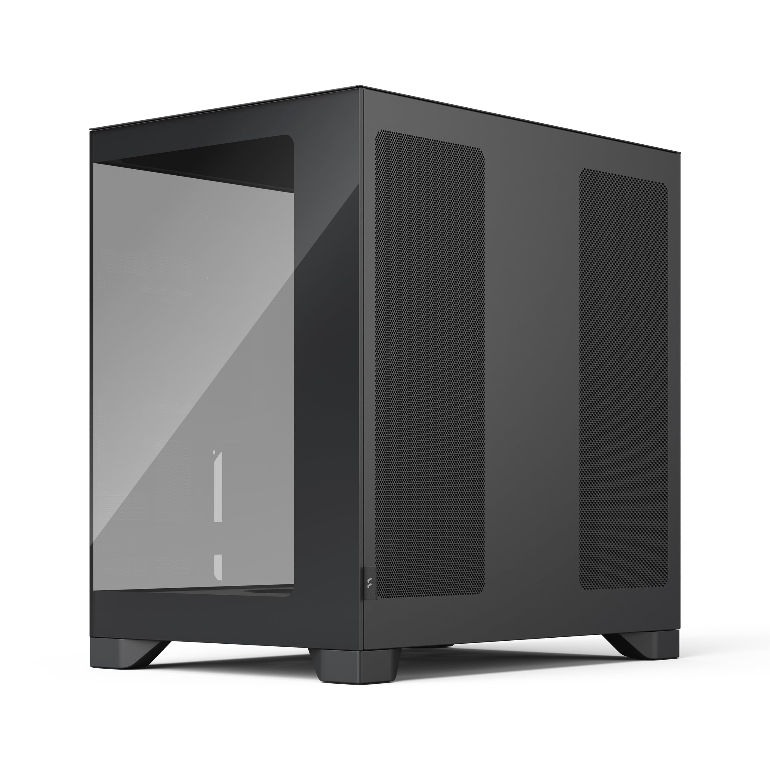 Fractal Design Pop 2 Vision Black RGB PC‑Gaming‑Gehäuse mit Panoramaglas – Dual‑Kammer‑Design – 4 RGB‑Reverse‑Lüfter – ATX/E‑ATX/mATX/ITX 5