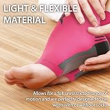 Rymora Foot Compression Socks Sleeves XL Pink 29-33cm Arch Support view 5