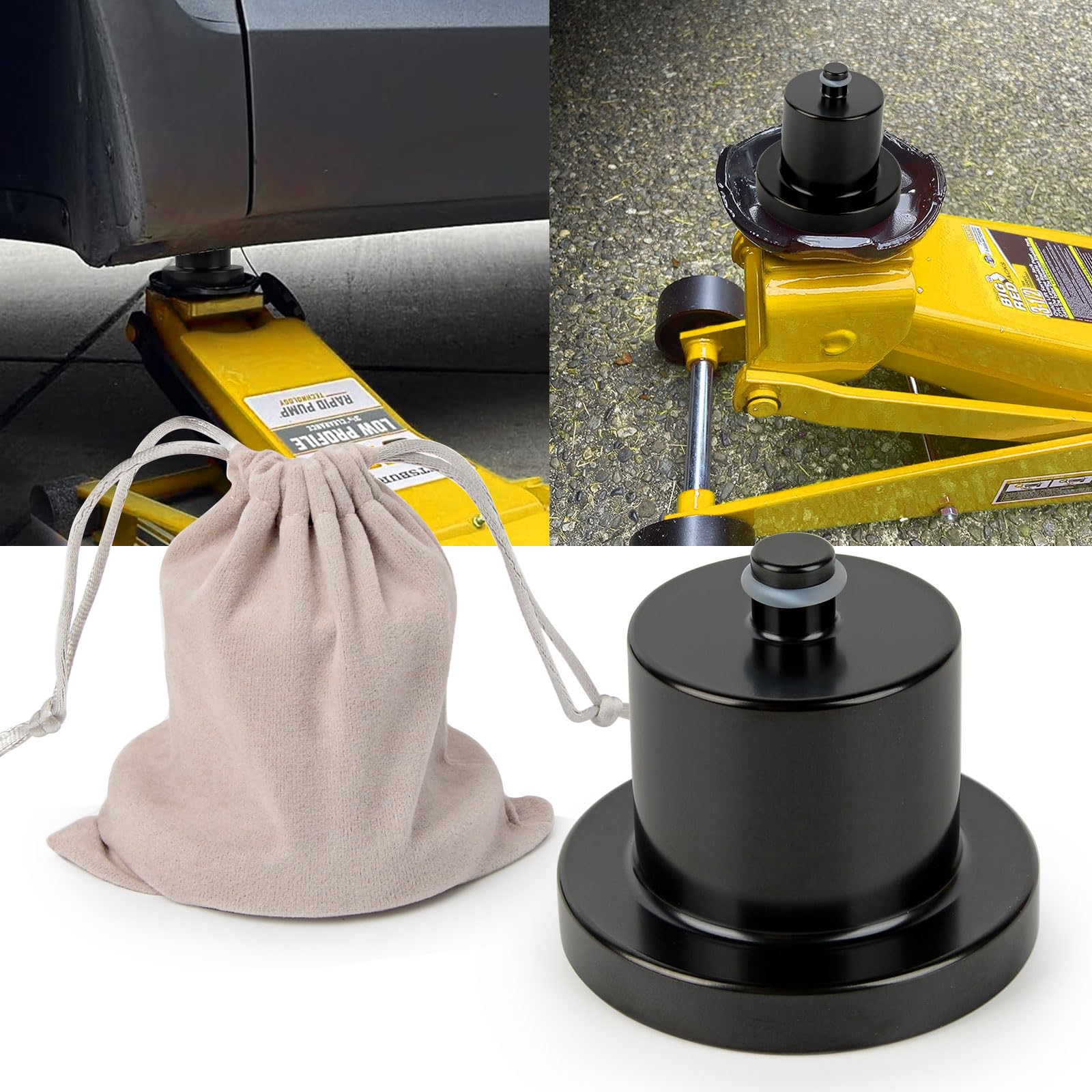 Mua Jack Pucks Floor Jack Lifting Jack Pad Lift Point Adapter with Storage Case Compatible with