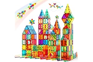 BENOKER Magnetic Tiles Kids Toys, STEM Montessori Toddler Kids Toys Building Sets Gifts for Boys and Girls Safe Toddler Kids Toys-Classroom Must Haves (42P)