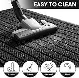 Cozy Haven Rubber Runner Rug 80x150 cm Non-Slip Indoor Outdoor Black view 4