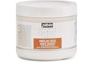 Pebeo Artist Acrylics Auxiliaries Heavy Modeling Paste, 500-Milliliter