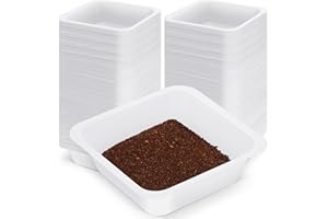 Sherr 250 Pack 330ml Weigh Boats Medium Large Bulk Anti Static White Pans Plastic Square Easy Pour Boats Weighing Trays for Capsule Filling, Lab Dish, Powder, Liquid, Food, Sample Container