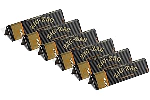 Zig-Zag King Size Rolling Papers - Original Premium, Slow Even Burn, Consistent Seal - 6 Booklets (32 Sheets/Booklet)