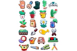 BOWNDY Different Shape Shoe Charms for Clog Decoration, Cute Pin, Bulk Pack, Random Assortment