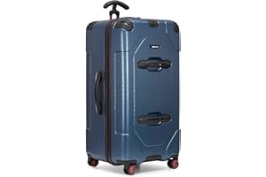 Traveler's Choice Maxporter II 30" Hardside Spinner Trunk Luggage, TSA Lock, Navy