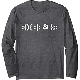 Linux Fork Bomb Command Programmer Linux Long Sleeve T-Shirt