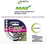 Bostik Max Repair Tape Clear 50mm x 20m Ultra Strong Waterproof Duct Tape view 3
