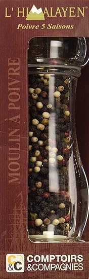 Comptoirs Et Compagnies Moulin De Poivre 5 Saisons Bio 45 G Amazon Fr Epicerie