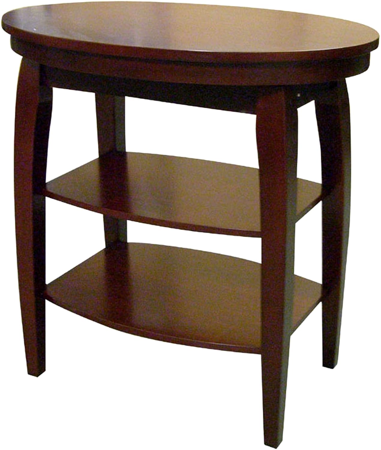 Best Swivel Top Side / End Table With Storage Rack
