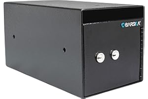 Barska Key Lock Depository Drop Safe – Steel Lock Box with Drop Slot, Anti-Fishing Baffle, for Cash, Receipts, Keys & Valuables – Ideal for Business & Office Use