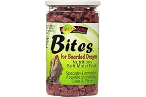Nature Zone Bearded Dragon Bites Soft Moist Food, 9-Ounce