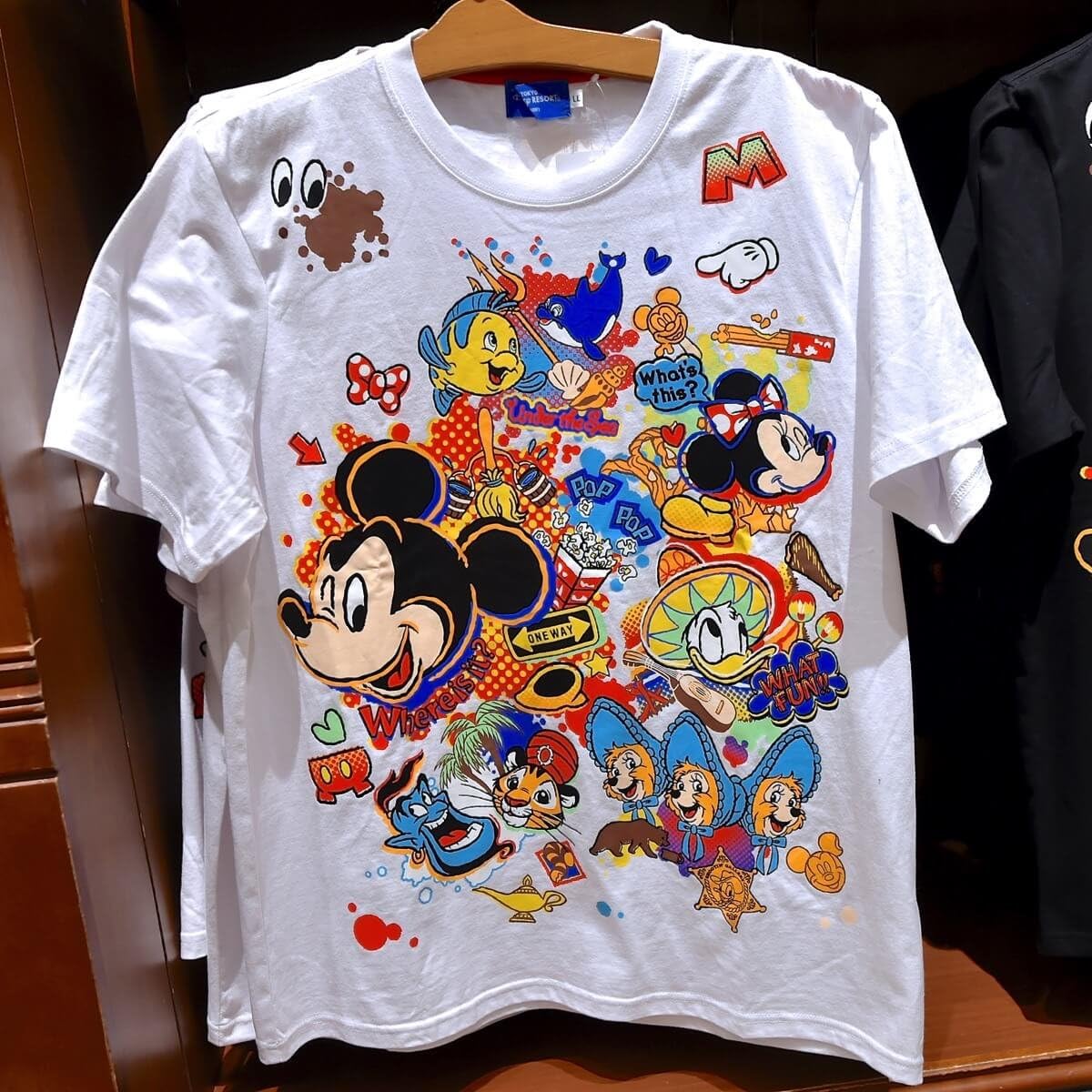 Amazon ミッキー フレンズパーク柄tシャツ他 ディズニー 半袖tシャツ キャラクター Llサイズ 東京ディズニーリゾート限定 Tシャツ カットソー 通販