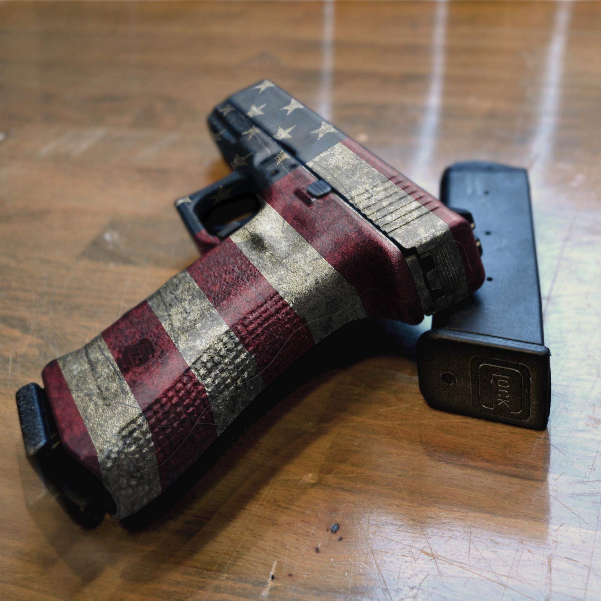 GunSkins Pistol Skin Premium Vinyl Gun Wrap with Precut Pieces Easy