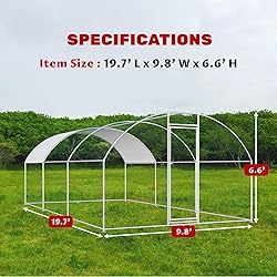 Chicken Coop Large Metal Chicken House Chicken