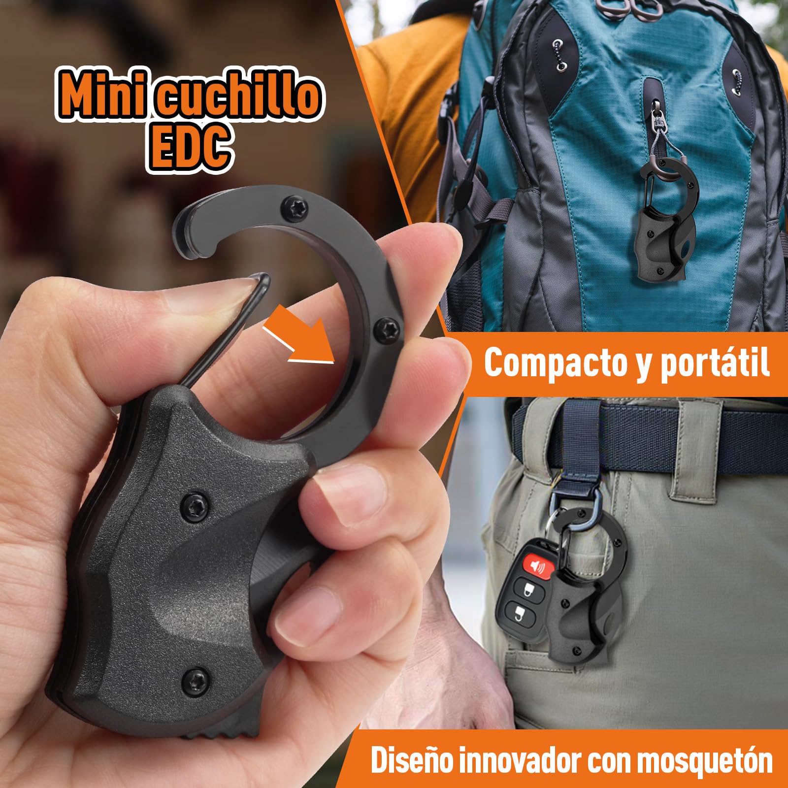ZOOI Geschenke für Männer, Messer Outdoor Multitool Taschenmesser Klappmesser, Geburtstagsgeschenk Gadgets für Männergeschenke, Gadgets für Männer Männergeschenke Jahrestag Geschenk für Ihn 5