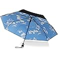 totes Under Canopy Print Auto Open Close Umbrella, One Size, Sky