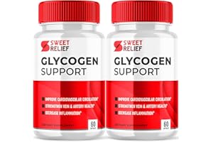 TITAN LABS (2 Pack) Sweet Relief Glycogen Support Capsules, Sweet Relief Blood Vessel Cleaner Supplement, Sweet Releaf Glycogen Support Sweet Relief, SweetRelief Glucogen Support Sweet Relief (120 Capsules)
