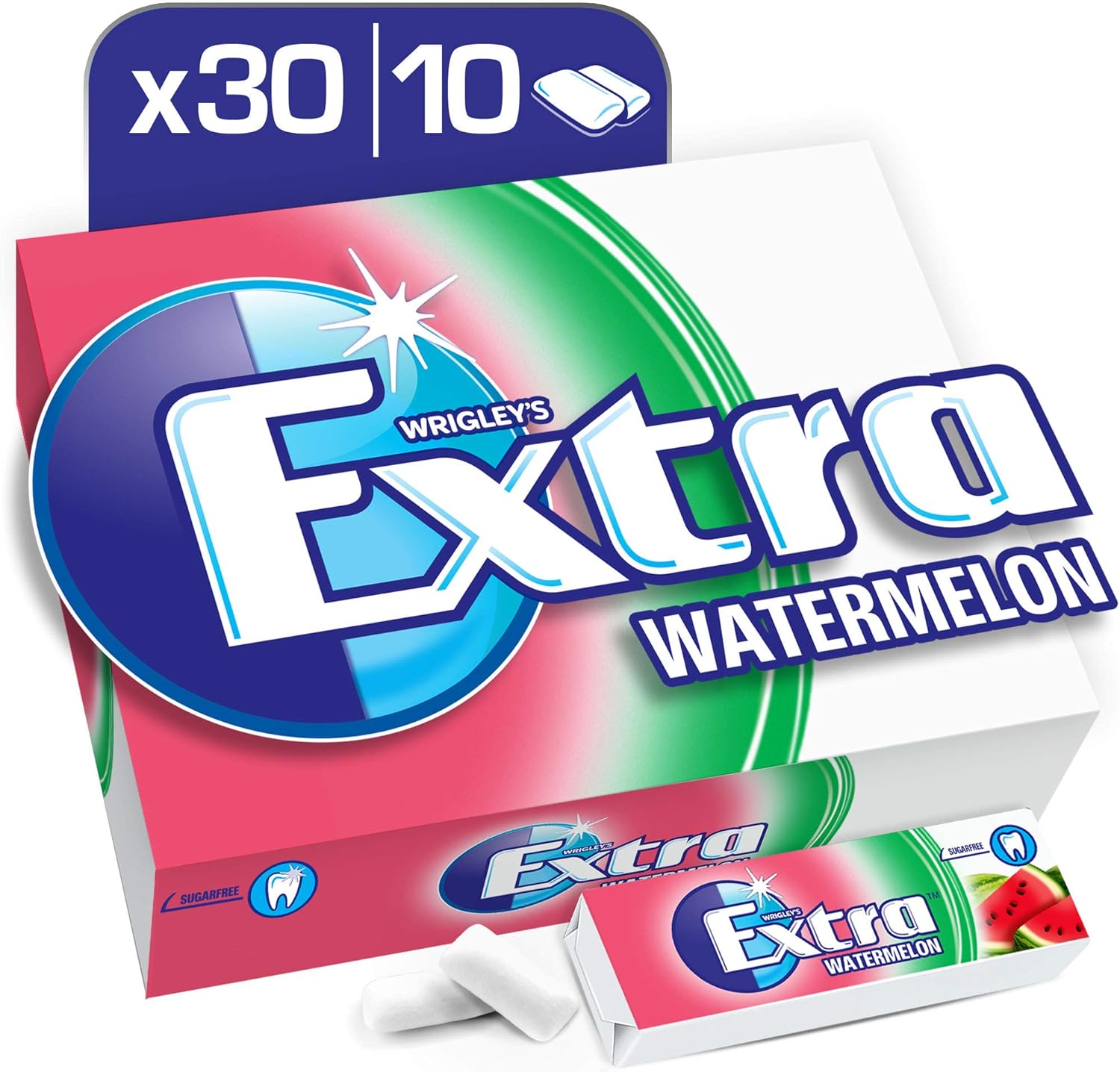 Extra Gum Watermelon, 30 x 10 pellets Buy Online at Best Price in UAE