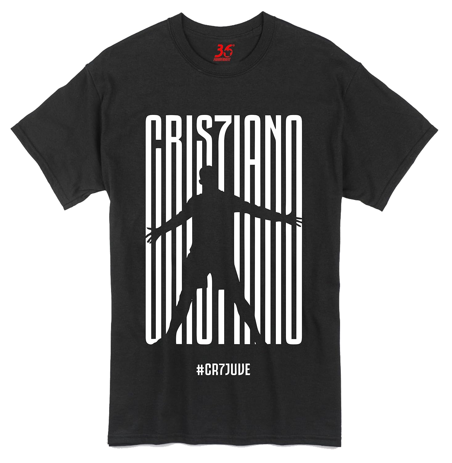 36fahrenheit cristiano ronaldo cr7juve juventus unisex cotton t-shirt