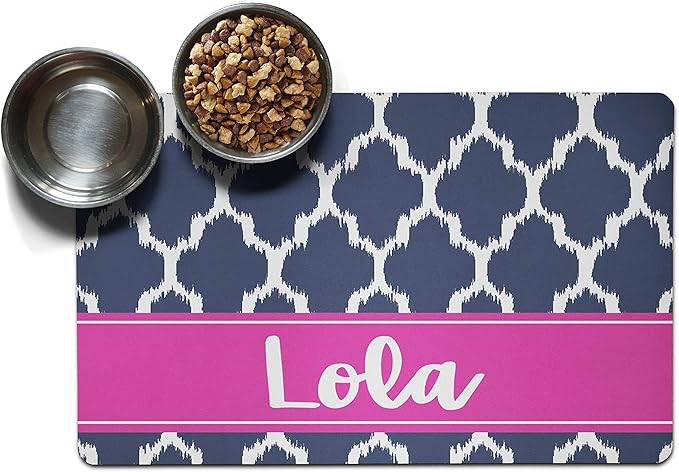 personalised pet food mat