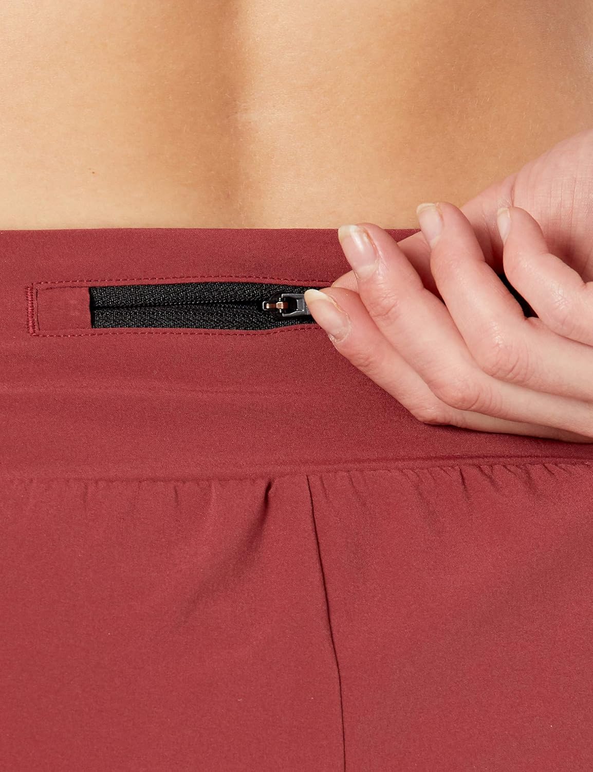  Brand - Core 10 Women's (XS-3X) Rouched Waistband Run Short Brief Liner-3": Clothing