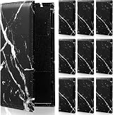 Thenshop 10pc Black Marble Restaurant Check Presenters 4.3x8.3 Inch PU Leather view 1