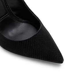ALDO Women's Lala Pump, Black Snake, 9