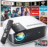 GooDee Smart 4K Projector with 5G WIFI and